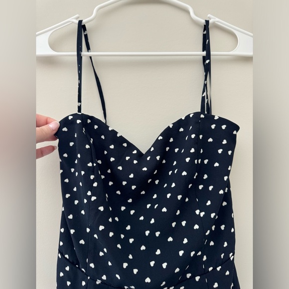 Francesca's Collections Dresses & Skirts - Francesca's Collections Navy and White Midi Dress